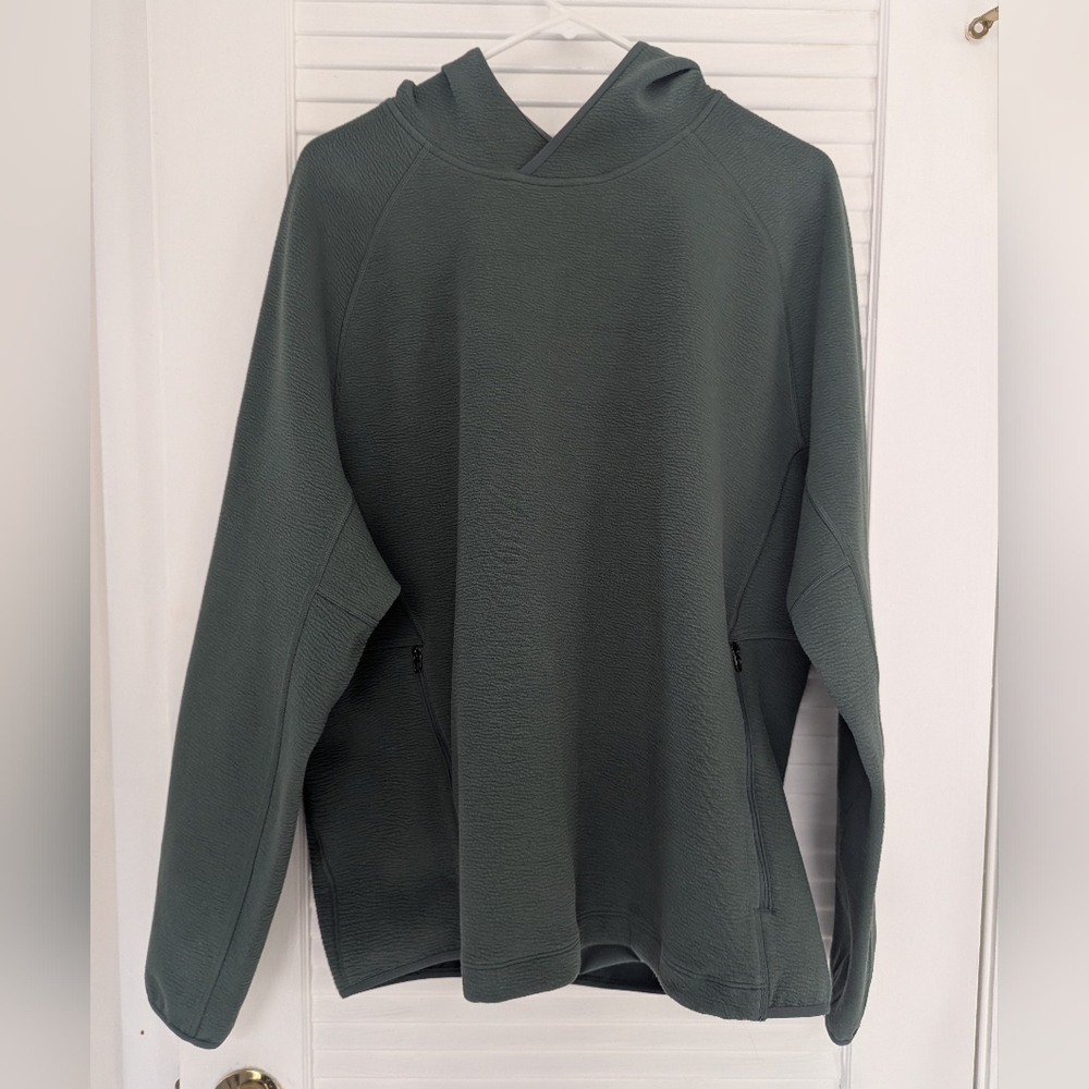 Men's Large Lululemon Textured Double Knit Cotton Hoodie